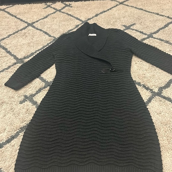 Calvin Klein Dresses & Skirts - Dark grey sweater dress